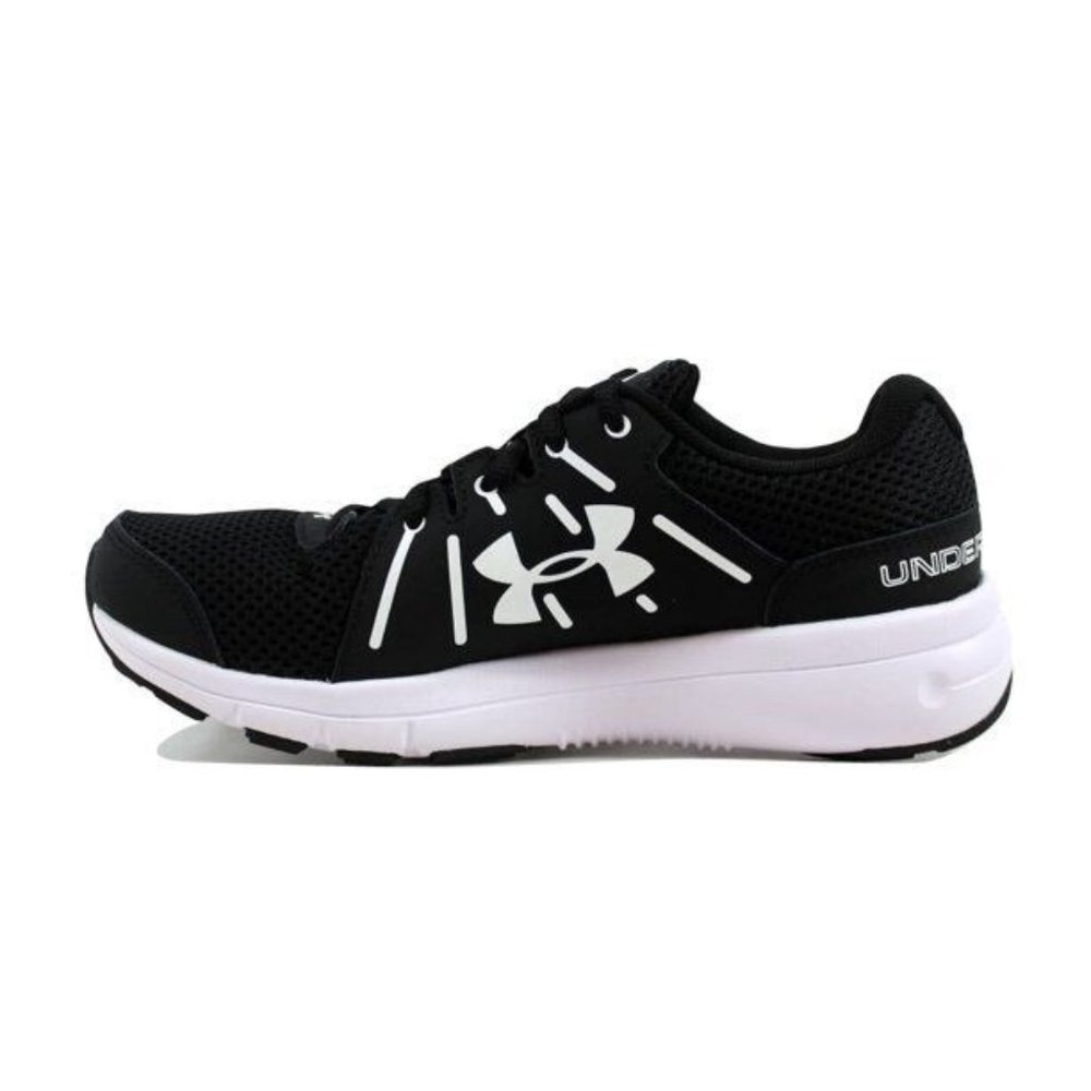 Under Armour UA W Dash RN 2 Black/White-White 1285488-001 Women's Size 5